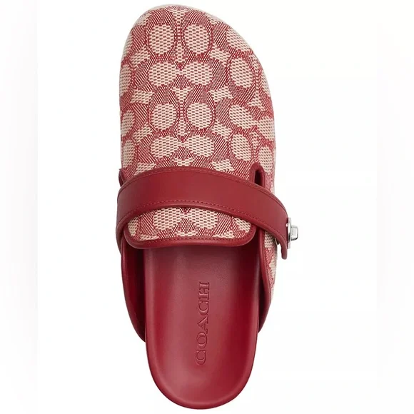 COACH- Blake Clog In Signature Textile Jacquard - Picture 4 of 7